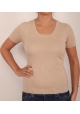 Woman short sleeves sweater