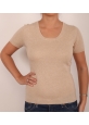 Woman short sleeves sweater